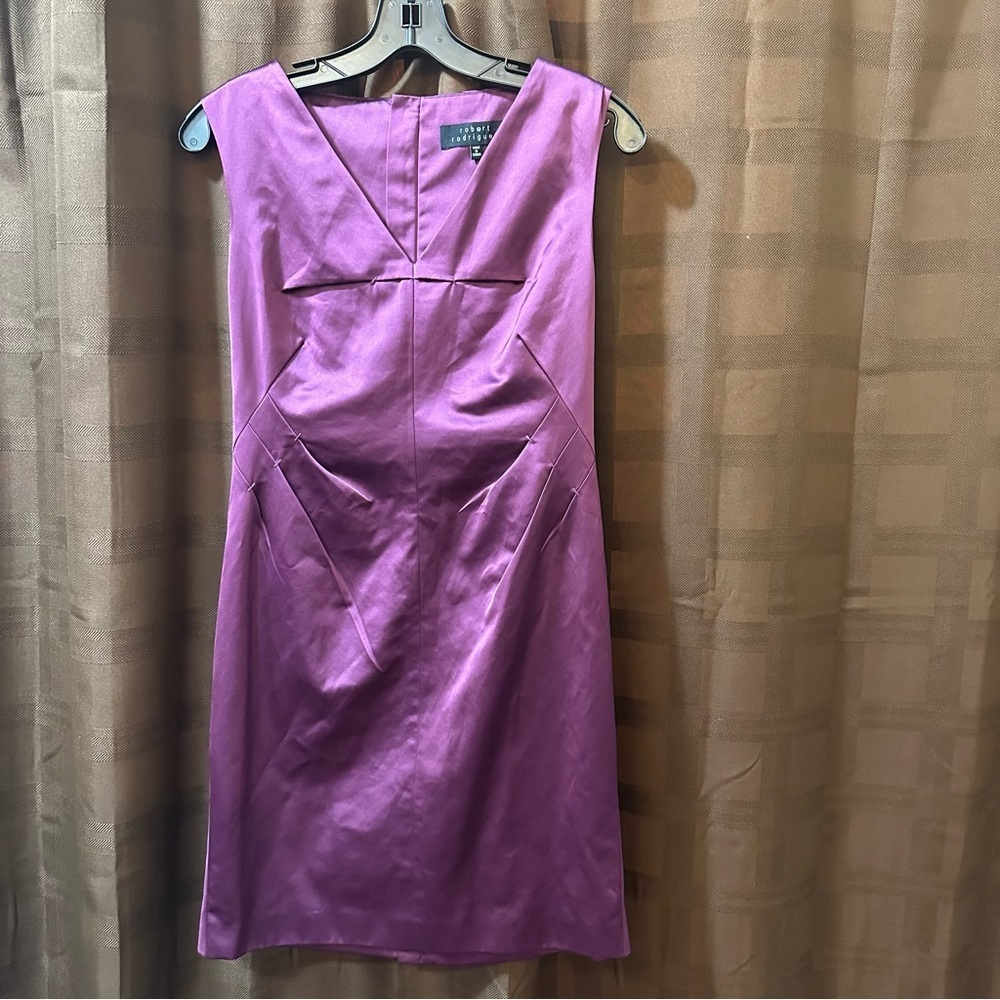 Robert Rodriguez Purple Sheath Dress size 6
